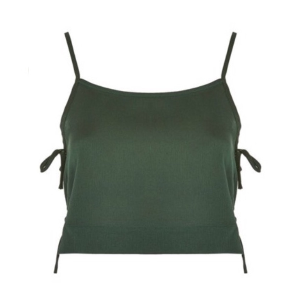Topshop Side Tie Crop Cami - Picture 4 of 8